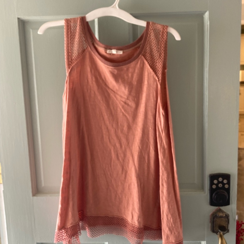 Mystree rust colored tank tunic